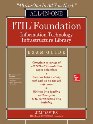 cover image of ITIL Foundation All-in-One Exam Guide